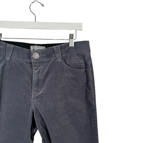 Wit & Wisdom Ab Technology Grey Corduroy Pants Stretch Mid Rise Womens Size 12 - Picture 2 of 7